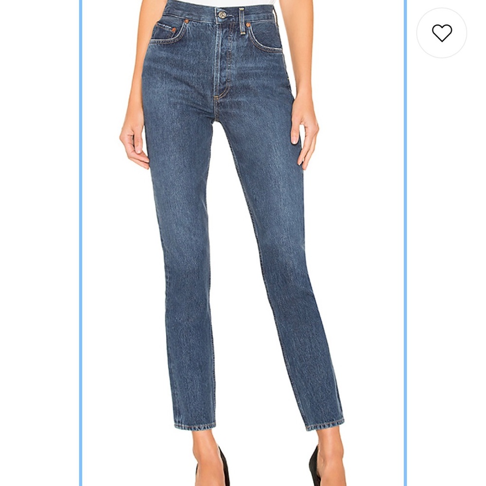 AGOLDE Remi high rise straight